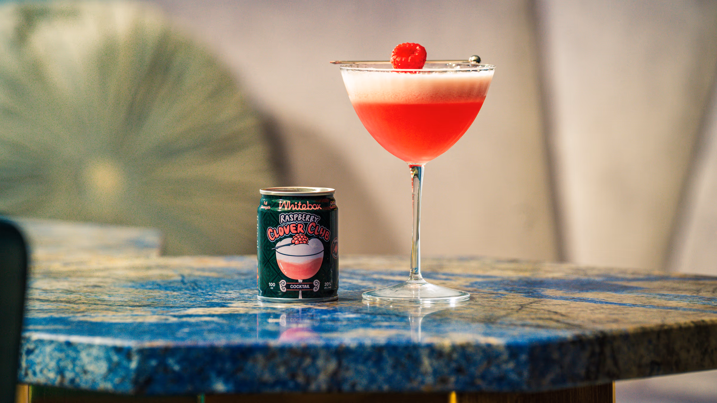Whitebox Clover Club cocktail